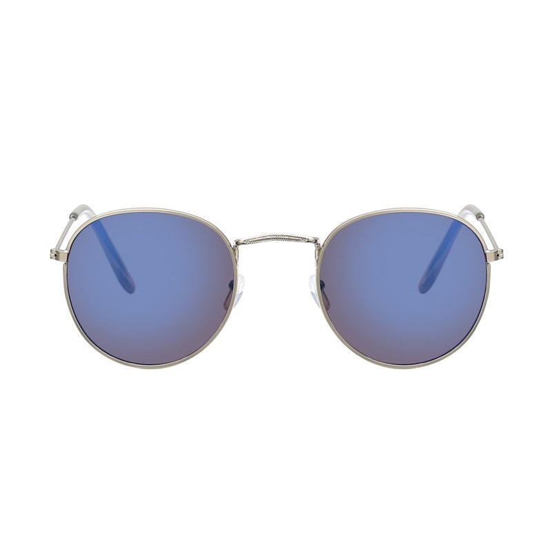 Retro Oval Mirror Sunglasses