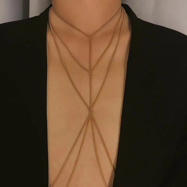 Belly Body Necklace Chain